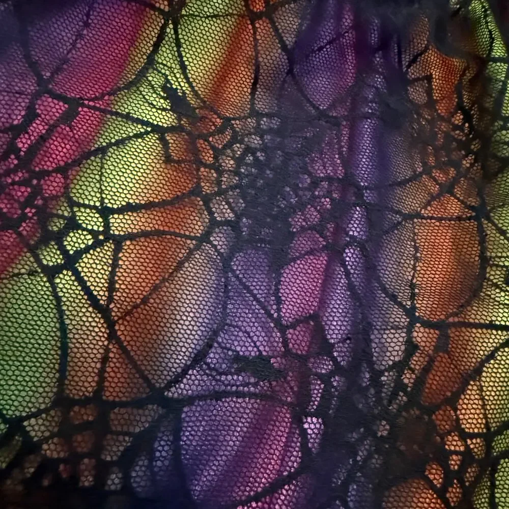 Halloween Spider Rainbow Tutu Tulle Skirt Way to Celebrate Girls 4T